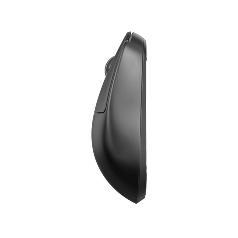 Black Pulsar X2 v2 Gaming Mouse, lightweight and ergonomically designed with a symmetrical shape, optical switch, PAW3395 sensor, ideal for fingertip and claw grip styles